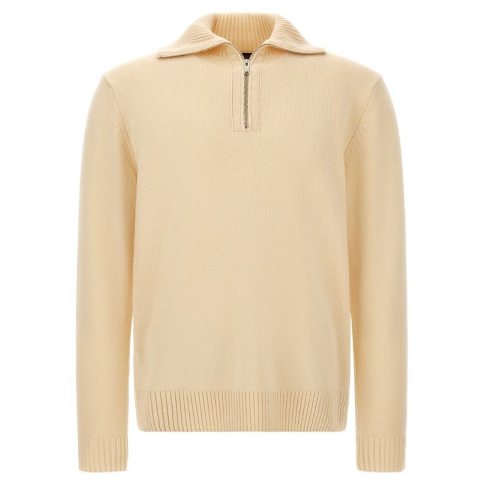 ZANONE White Cashmere Men's Cardigan